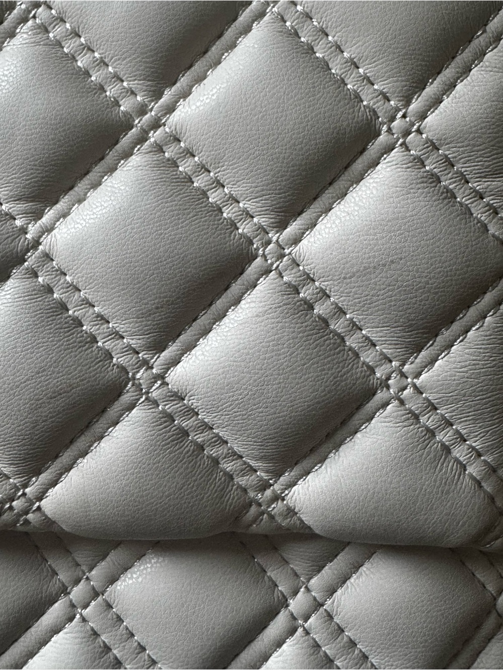 STEVE MADDEN “SM” Logo Ivory White Quilted Crossbody Shoulder Purse - Picture 8 of 8